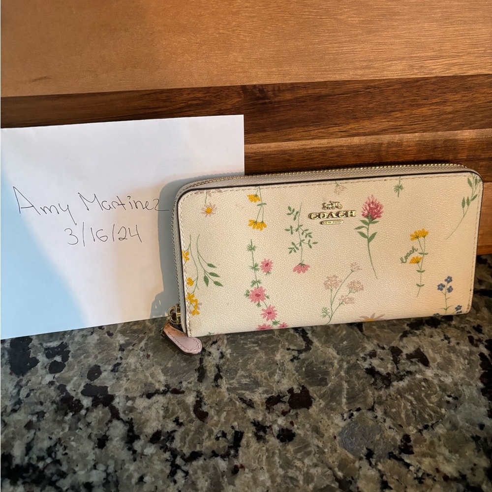 Coach Floral Wallet